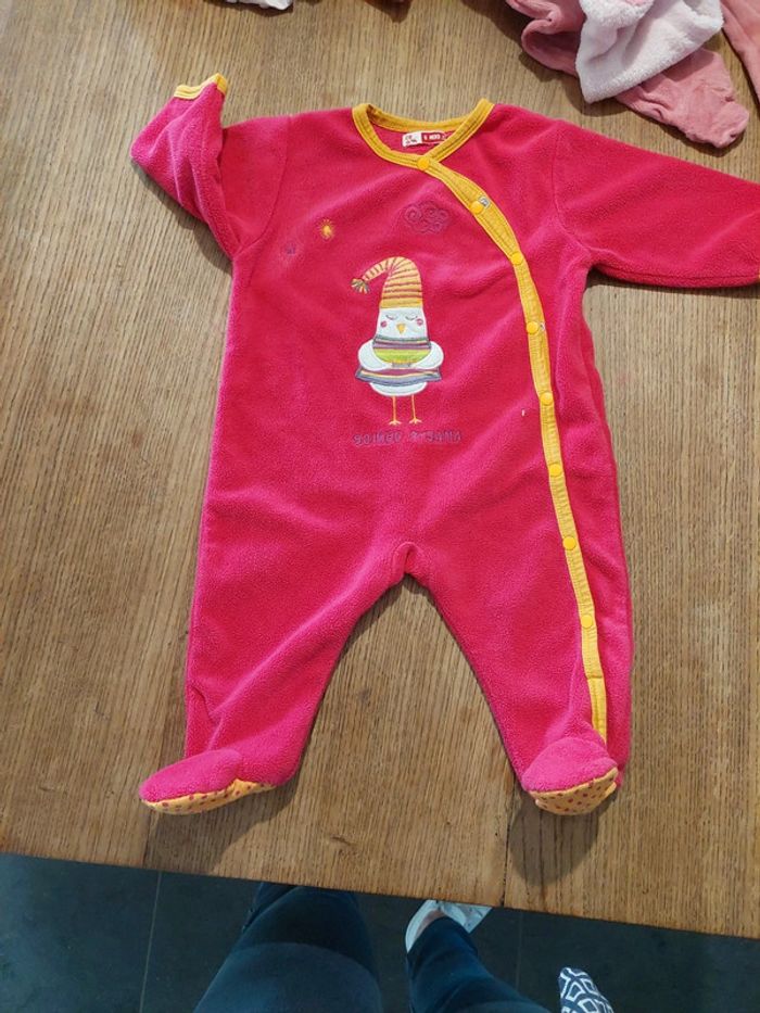 Lot de 3 pyjamas en polaire 6 mois - photo numéro 7