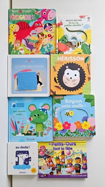 Lot 8 livres cartonnés animés pour enfants 