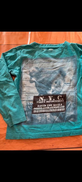 Maillot koala manches longues 6 ans