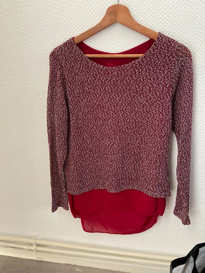 Pull Bordeaux
