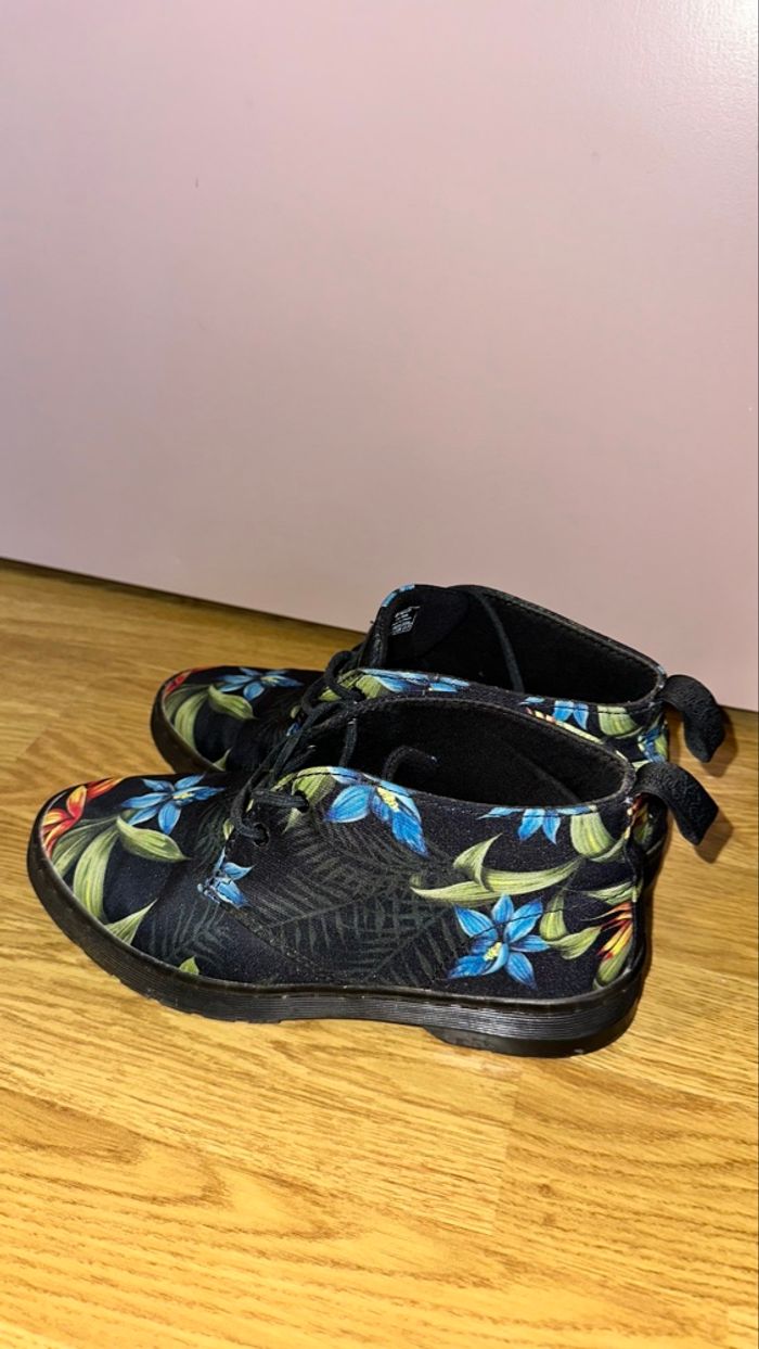 Dr Martens Fleuri - tissu - Édition Limitée taille 37 - photo numéro 2