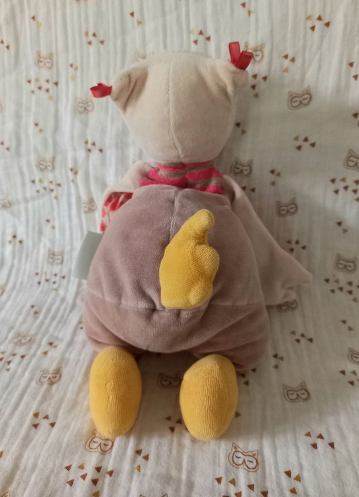 Doudou chouette Biscotte et Pompon Moulin Roty - photo numéro 3