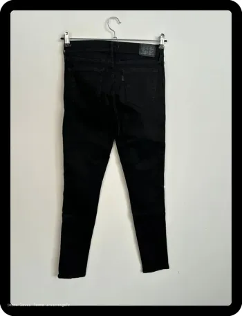 Jean Levi's Femme 711 Skinny Noir | Taille W29 L30 FR38 | BP160