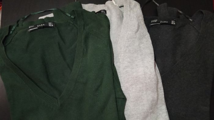 Lot de 3 pulls col V - photo numéro 4