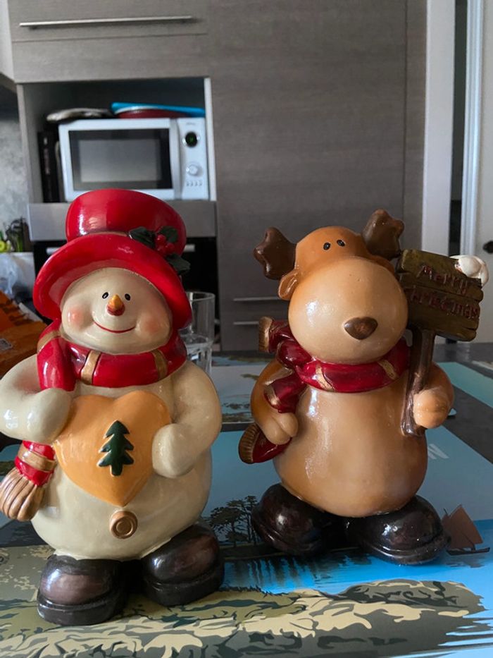 Lot de 4 figurines de Noël - photo numéro 3