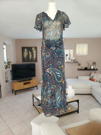 Robe longue naf naf taille 38