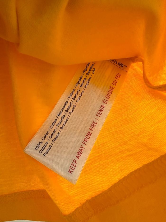 Longue manche basketball jaune taille S neuf - photo numéro 4