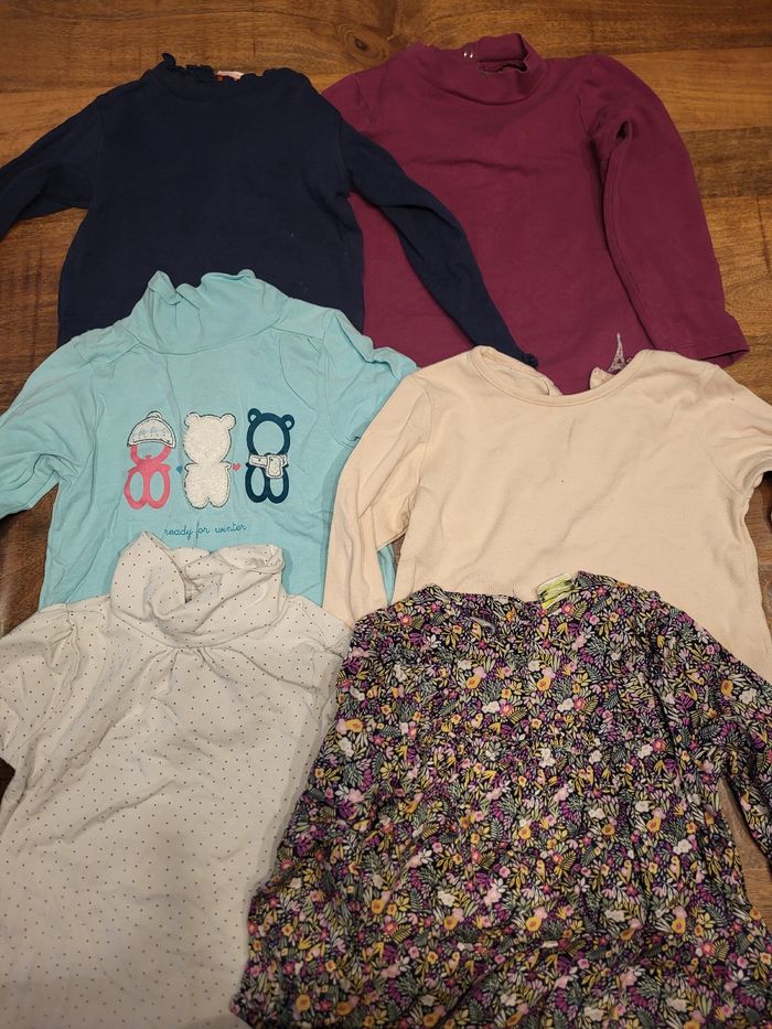 Lots de t-shirts manches longues