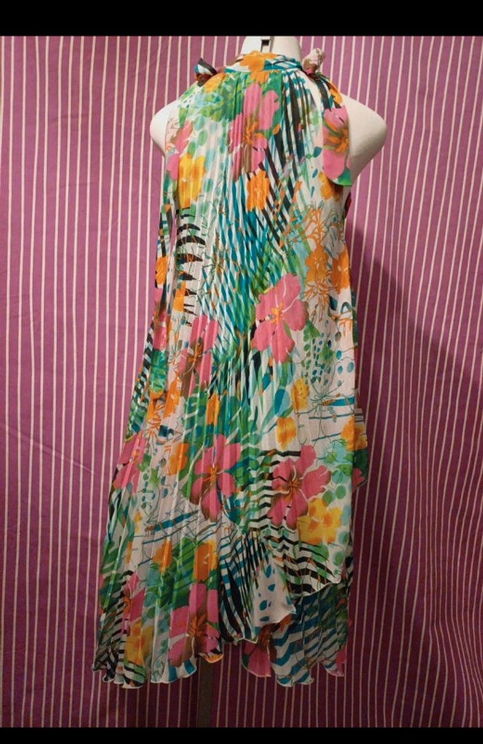 🌈Robes asymétrique Plissé évasée - photo numéro 5