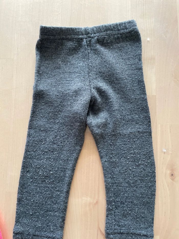 Lot de 6 leggings fille 12 mois multimarque - photo numéro 4