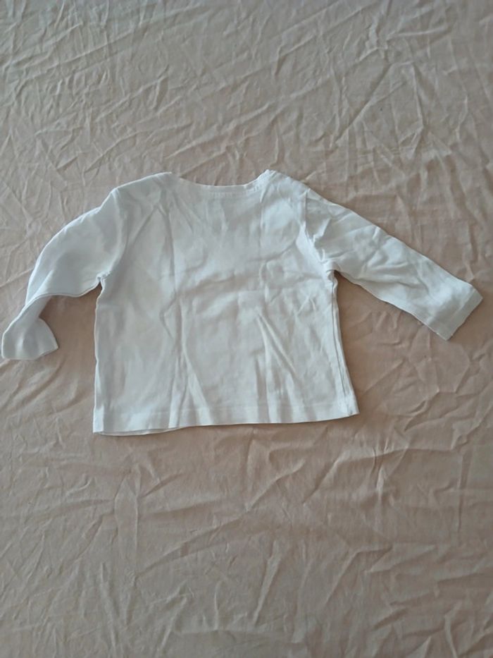 Tee-shirt manches longues 6 mois - photo numéro 3