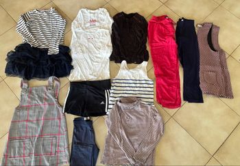 Lot vêtements fille 7 8 ans