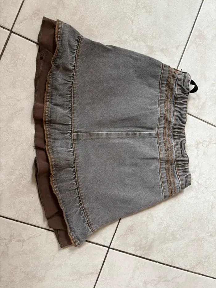 Jupe Vintage années 90s en jean - Marèse - photo numéro 4