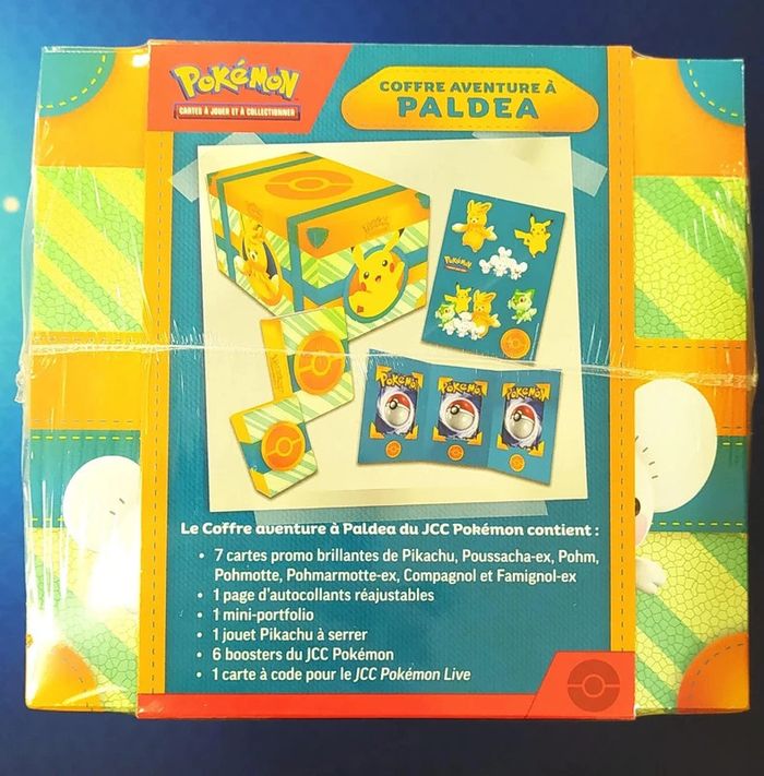 Cartes à collectionner Pokémon Coffre aventure à Paldea - Sous scellé, prix ferme - photo numéro 3