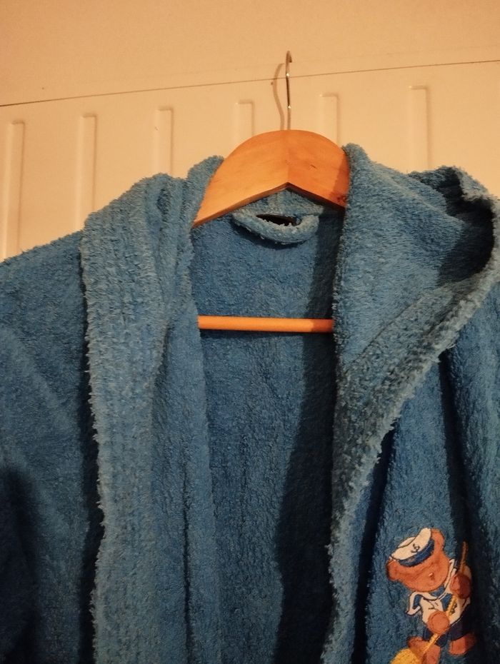 Peignoir de bain en éponge avec capuche - photo numéro 3