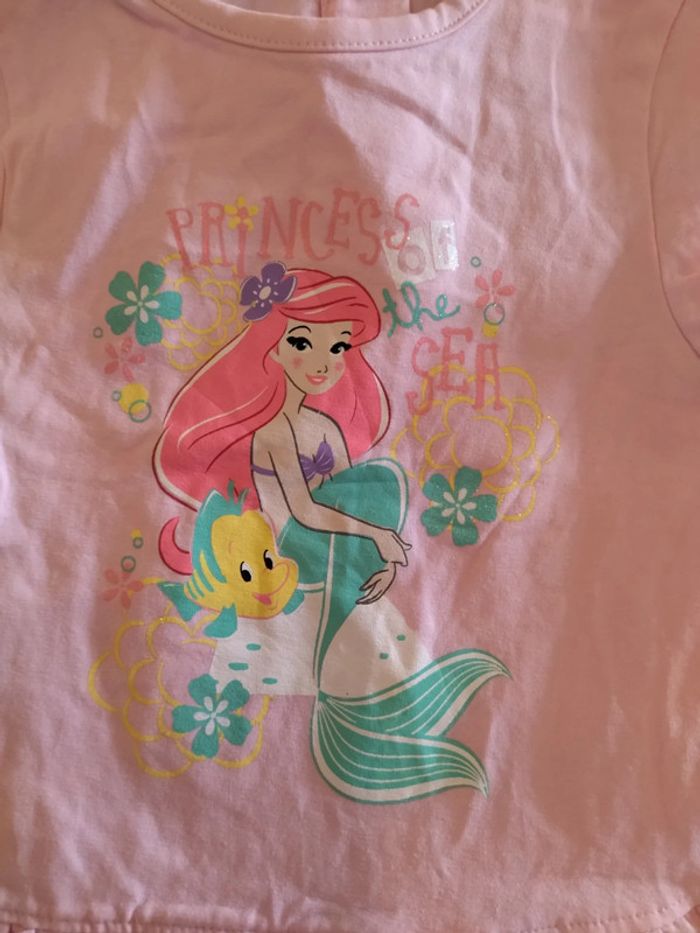 T-shirt Disney Ariel 23 mois - photo numéro 2