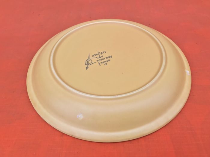 Années 1960 6 assiettes plates Ateliers du Revernay France Grès mat - photo numéro 4