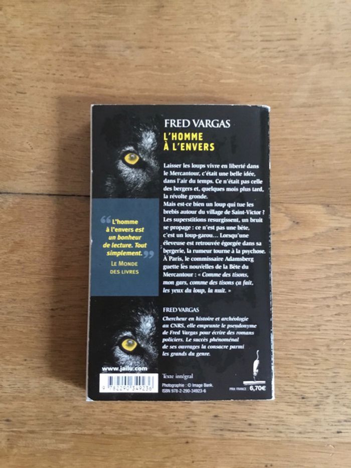 livre « l’homme à l’envers » - photo numéro 2
