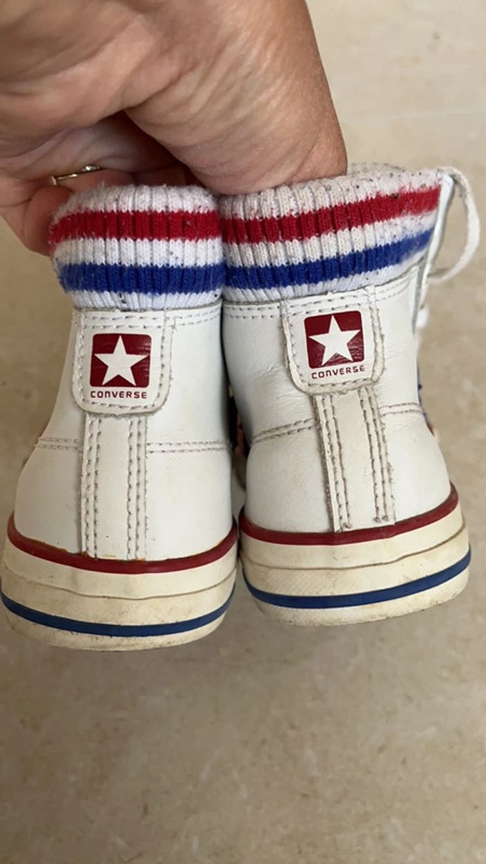 Converse haute cuir mixte - photo numéro 6
