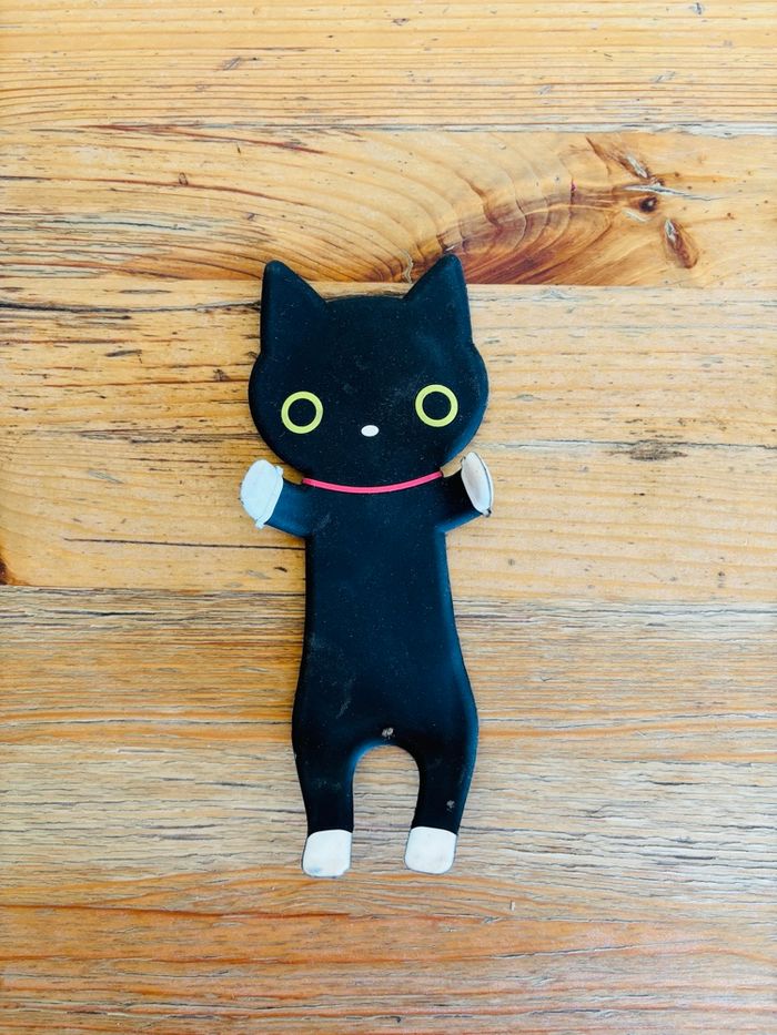 Support portable chat noir