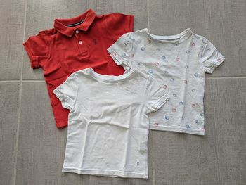 Lot tee-shirts et polo Okaïdi