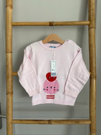 Jacadi Pull Jacadi rose 36 mois – Neuf avec étiquette