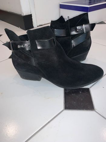 Bottines daim Noir T39