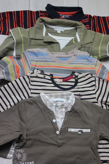 Lot 5 hauts à manches longues