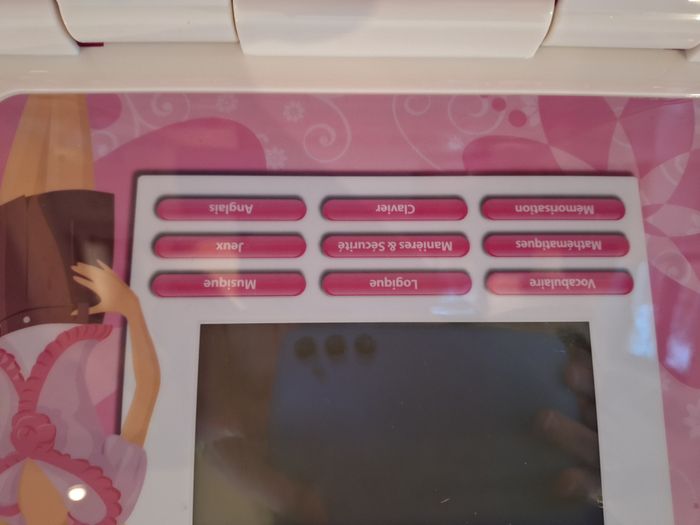 Ordinateur éducatif Barbie + souris/tapis/écouteurs/carte d'extension - photo numéro 6