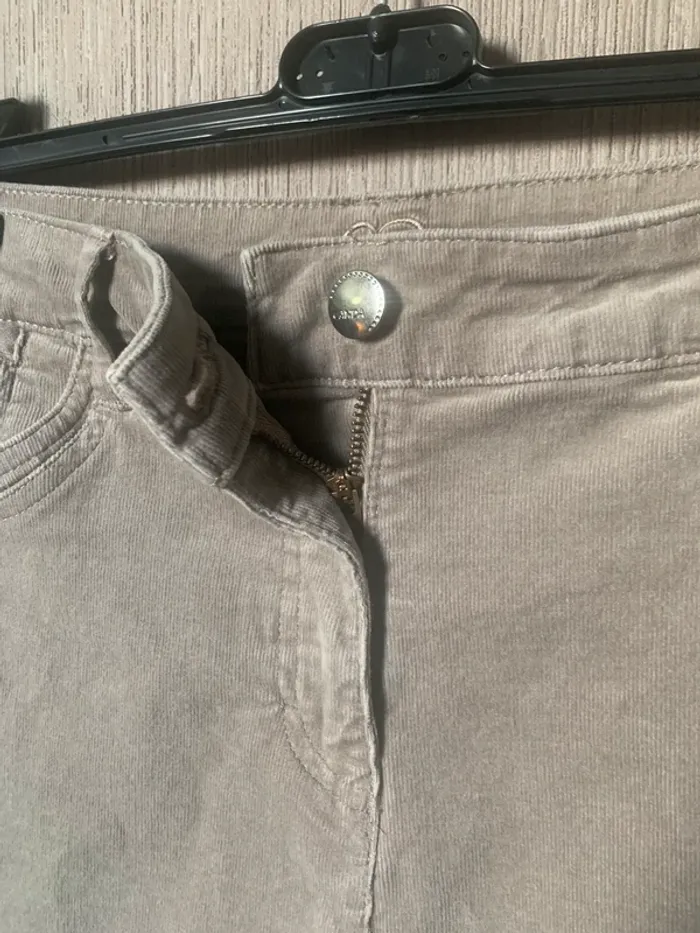 Pantalon skinny velours taille 42 - photo numéro 5