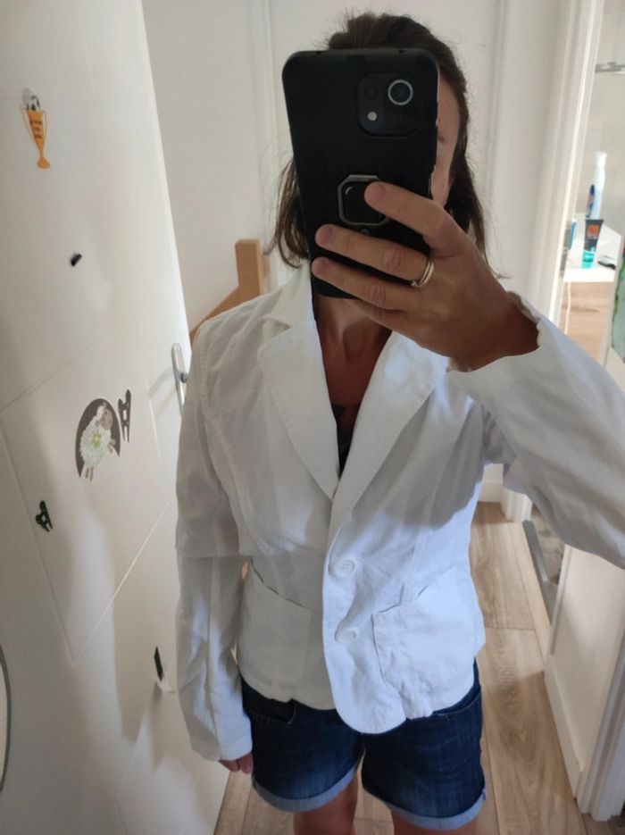 Veste blanche Pimkie - photo numéro 3