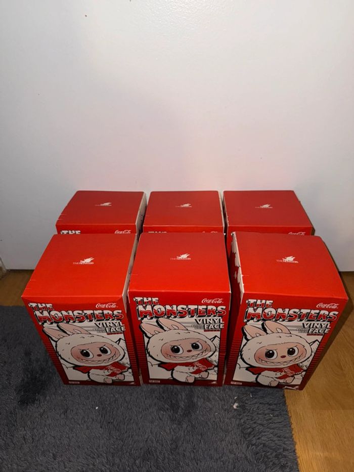 Set complet The monsters Labubu Vinyl Face Coca cola Pop Mart(Whole set) - photo numéro 2