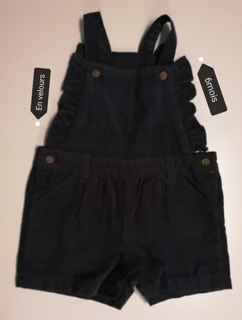 Salopette shorty bout'chou