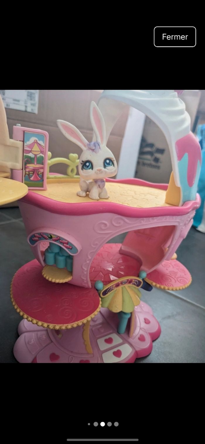 Lot Pet Shop avec 2 maisons et 6 animaux - photo numéro 3