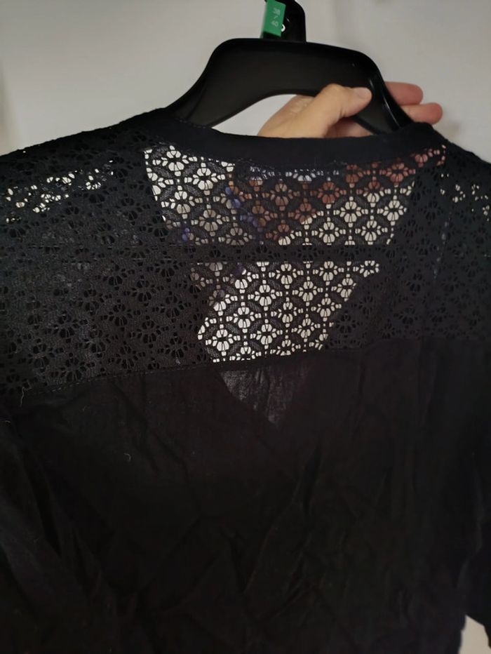 Blouse noire dentelle épaules Atmosphere 38 - photo numéro 4