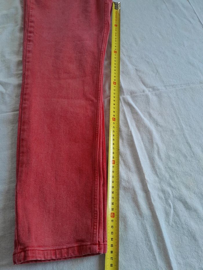 Jean taille haute rouge clair Only 28/32 - photo numéro 10