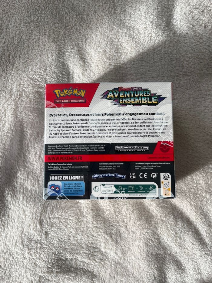 Pokemon display ev9 aventures ensemble scellé avec trou - photo numéro 2