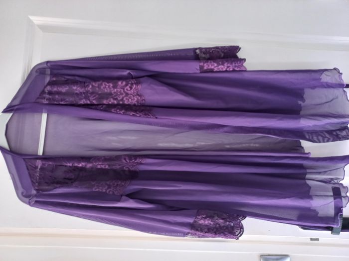 déshabilé violet taille XL - photo numéro 4