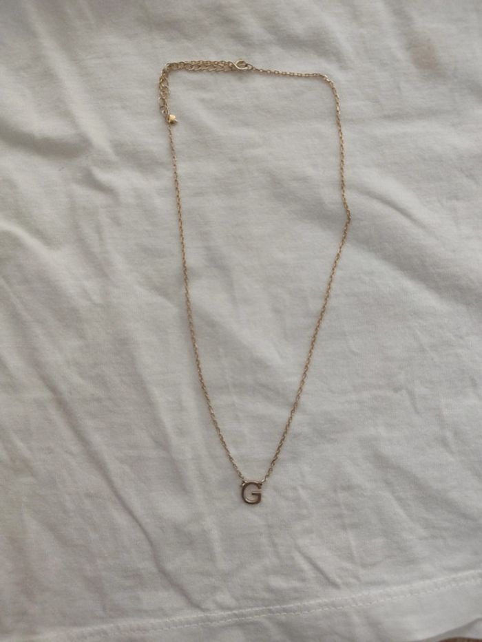 Collier initiale G