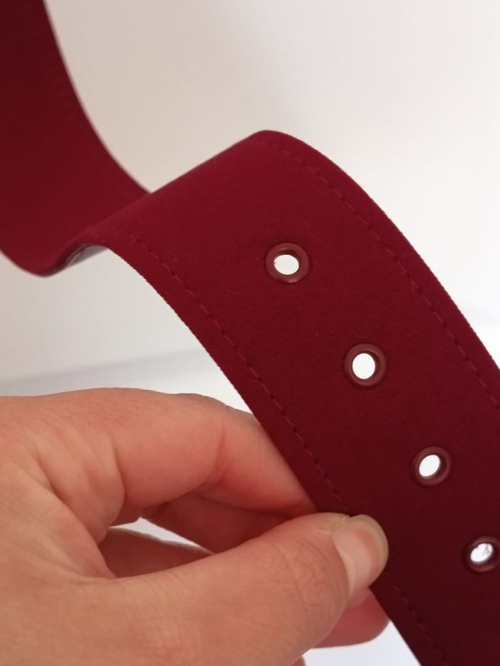 Ceinture bordeaux femme - photo numéro 4