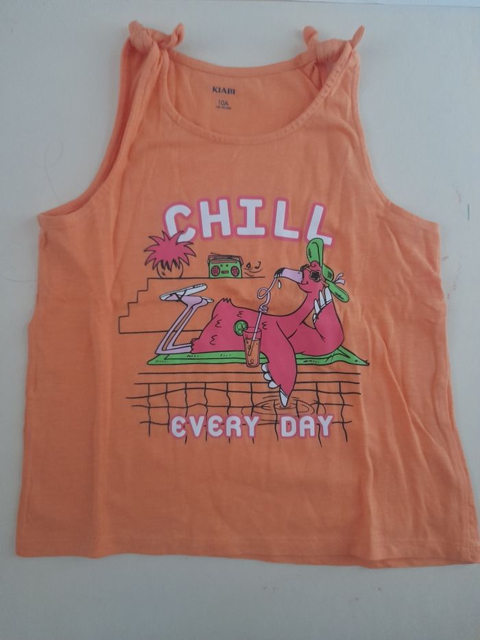 Lot de 6 tee-shirts fille en 8ans à manches courtes - photo numéro 5
