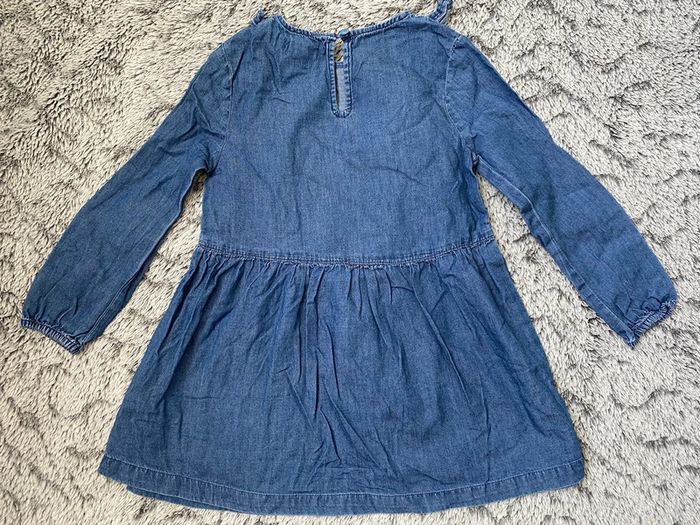 Robe en jeans avec broderies aux manches Verbaudet - 4 ans - photo numéro 4