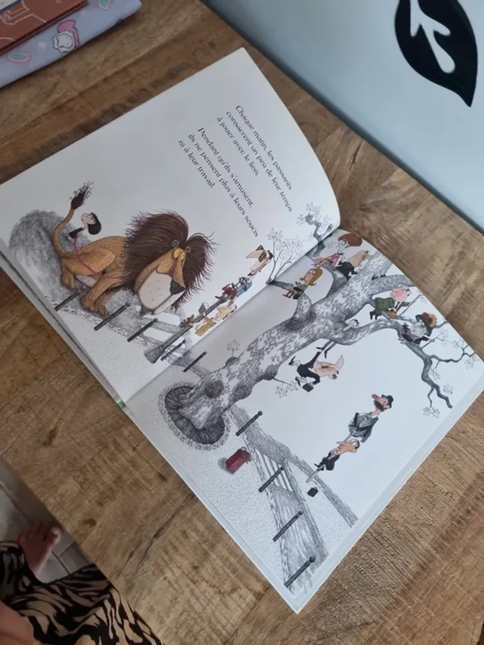 Livre enfant les lions ne mangent pas de croquettes - photo numéro 4