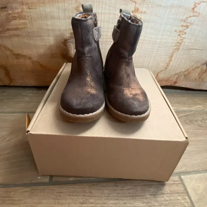 Bottines cuir fille - photo numéro 2
