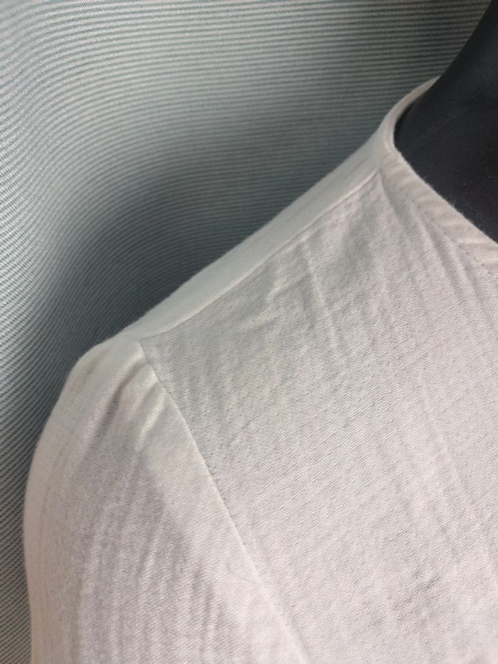 Balzac blouse été blanche T.36/38 en tbe - photo numéro 3