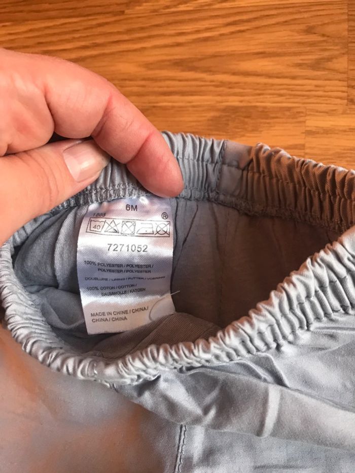 Pantalon gris 6mois - photo numéro 2