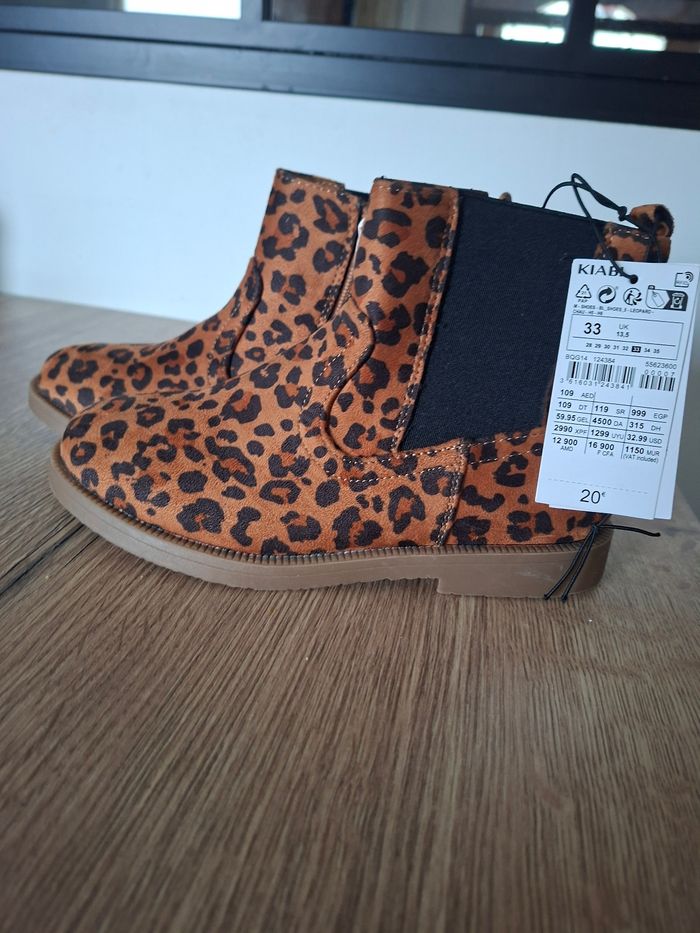 Bottines leopard
