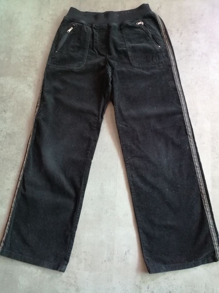 Pantalon velours noir Taille 162 soit 16 ans ACTIVE WEAR - photo numéro 2