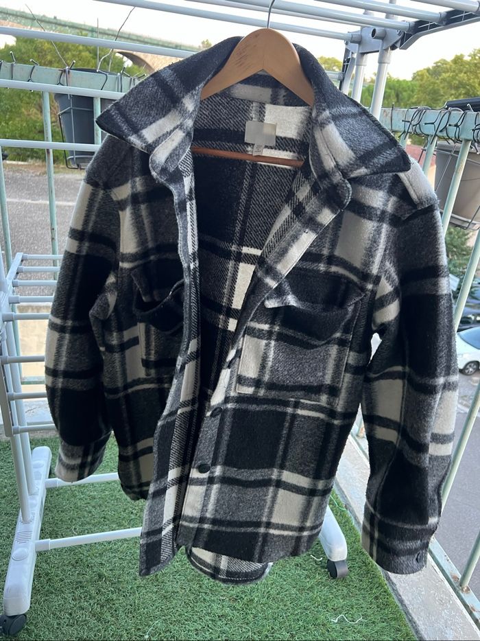 Veste à carreaux