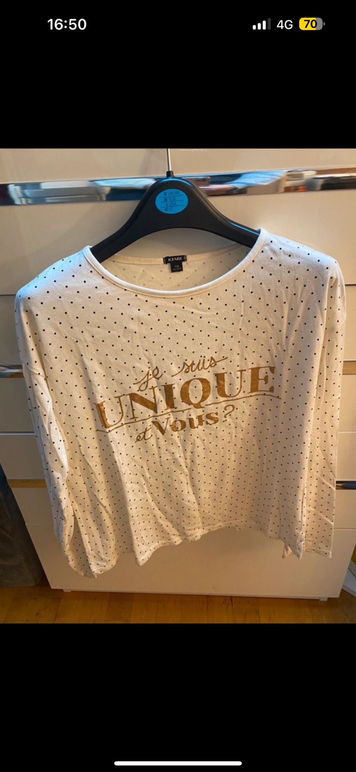 Tee shirt pour fille manches longues - photo numéro 3